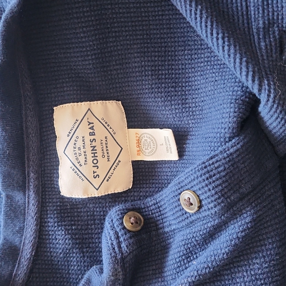 Mens button thermal - Picture 3 of 3